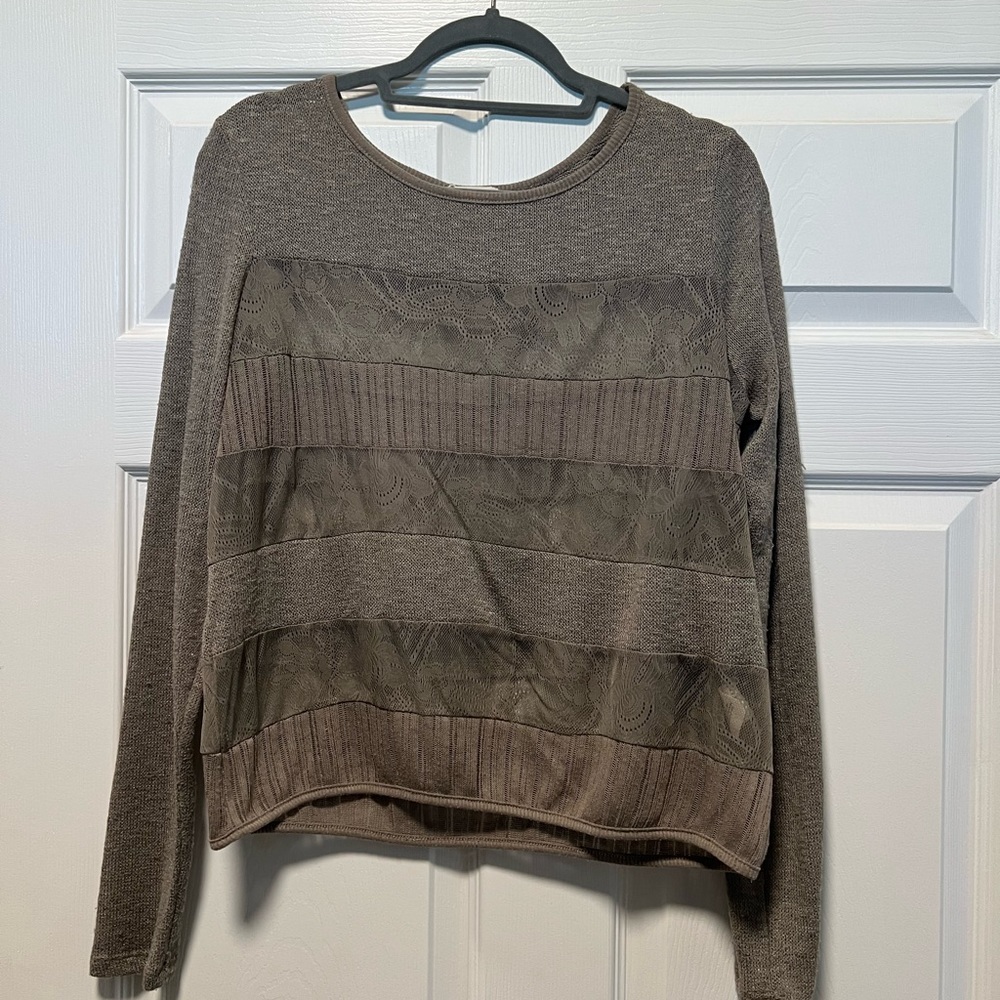 Beige fashion sweater